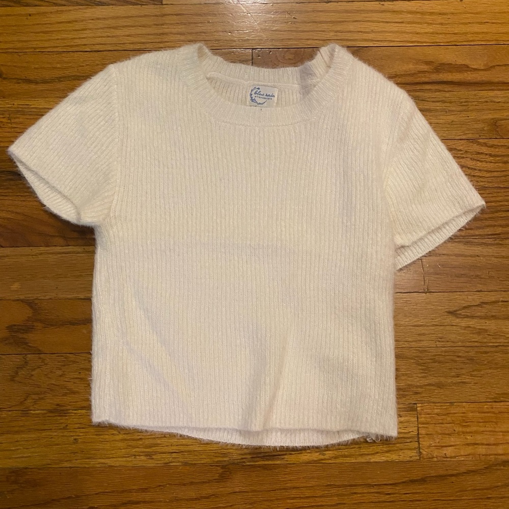 Francesca‘s Soft Cream Short Sleeve Tee